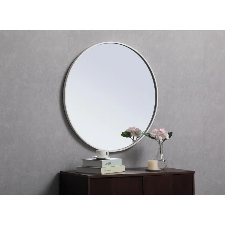 Sabine Metal Round Wall Mirror
