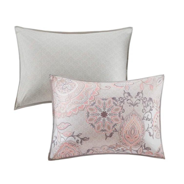 Madison Park Isla 3 Piece Reversible Cotton Floral Duvet Set