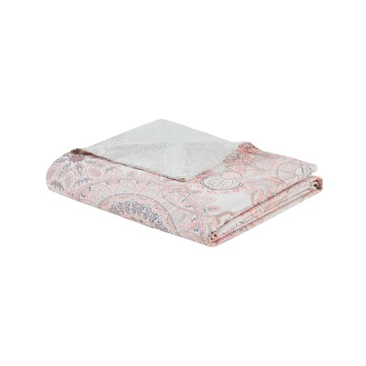 Madison Park Isla 3 Piece Reversible Cotton Floral Duvet Set