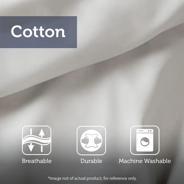 Kelly Clarkson Home Emberly Tufted 100% Cotton Sateen Coverlet Set in Farmhouse Style