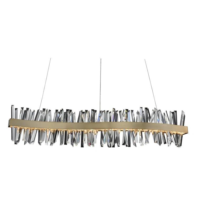 Allegri by Kalco Lighting Glacier 1 - Light LED Kitchen Island Pendant