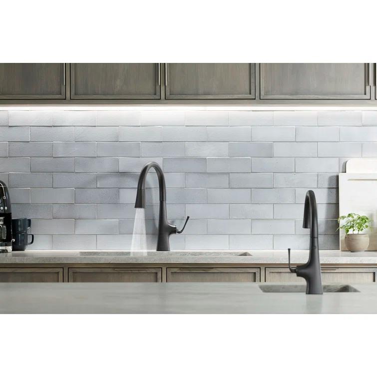 Graze Touchless Pull-Down Kitchen Sink Faucet With Three-Function Sprayhead