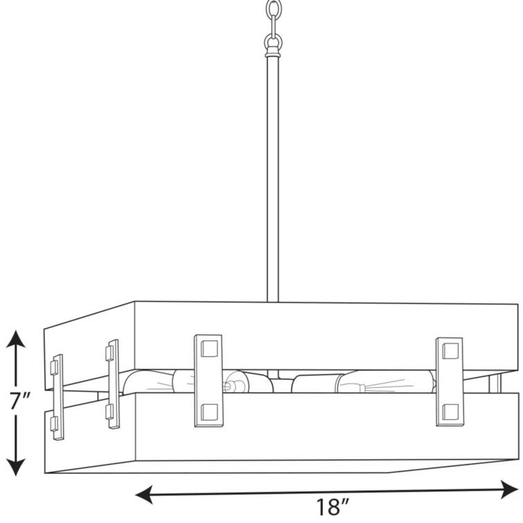 Camas 4 - Light Single Pendant