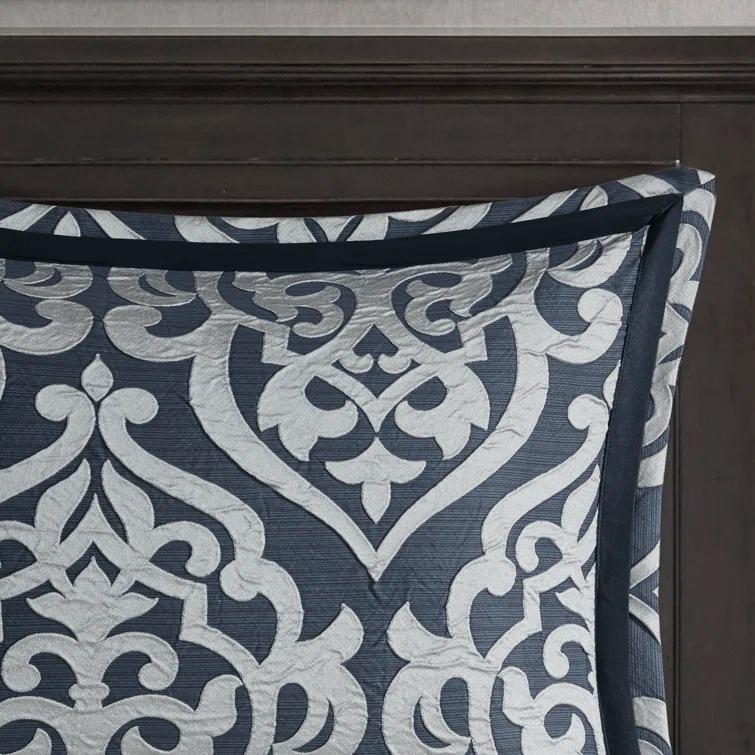 Madison Park Odette Jacquard 8 Piece Comforter Set