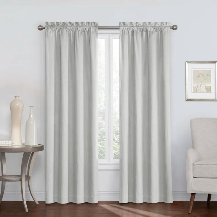 Canova Polyester Blend Light Filtering Curtain Panel