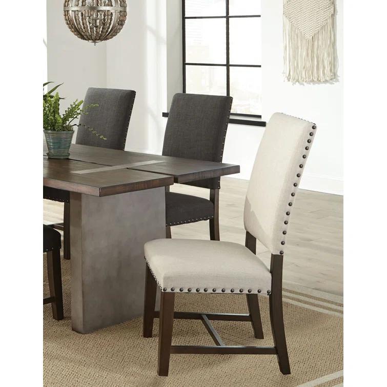 Red Barrel Studio® Milton 19.5'' H Upholstered Side Chair (Set of 2)