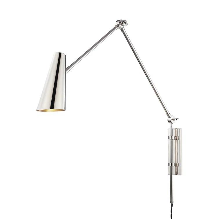 Symphony Plug-In Sconce - Polished Nickel