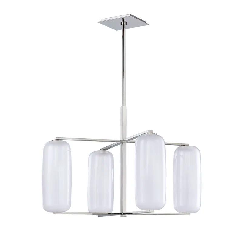 Jerry Chandelier - Polished Nickel / 4 Light