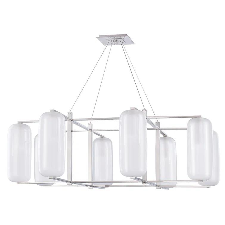 Jerry Chandelier - Polished Nickel / 8 Light