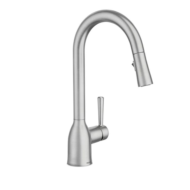 Adler Pull Down Single Handle Kitchen Faucet with Accessories