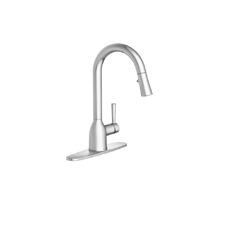 Adler Pull Down Single Handle Kitchen Faucet with Accessories