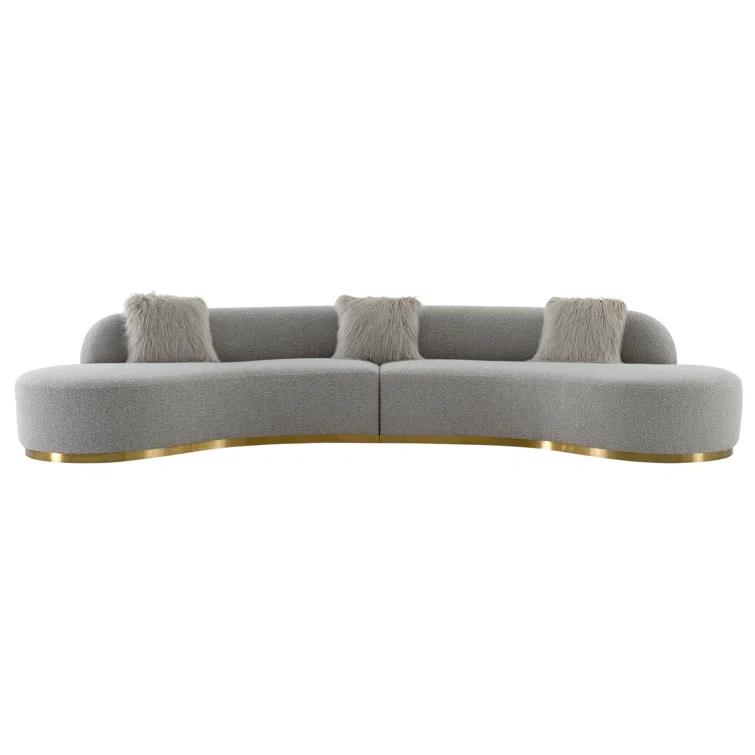 Simona 150.39'' Upholstered Sofa