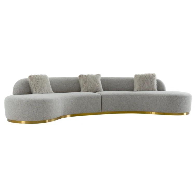 Simona 150.39'' Upholstered Sofa