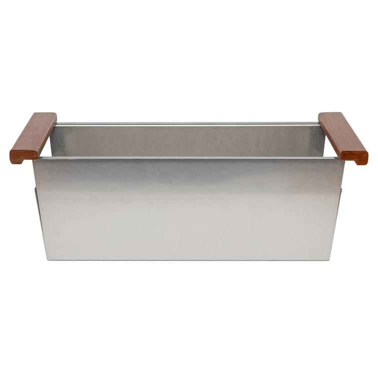 ZLINE 27 in. Garmisch Undermount Single Bowl DuraSnow Stainless Steel Kitchen Sink W/ Bottom Grid & Accessories (SLS-27S)