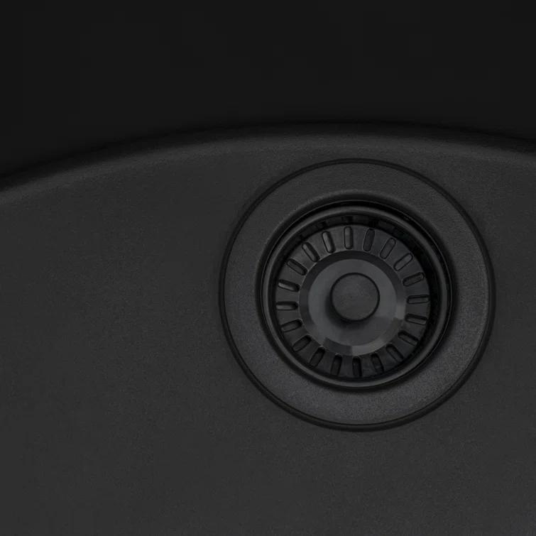 Ruvati 16 x 20 inch epiGranite Drop-in Topmount Granite Composite Kitchen Sink