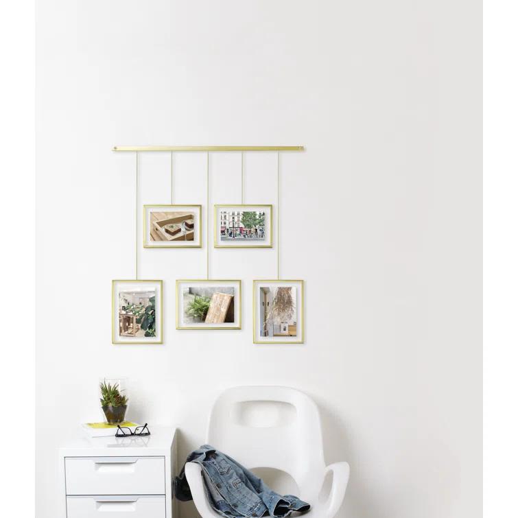 5-Piece Matte Metal Collage Frame Set