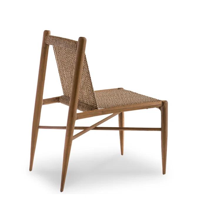 Montauk Solid Wood Ladder Back Side Chair in Praline