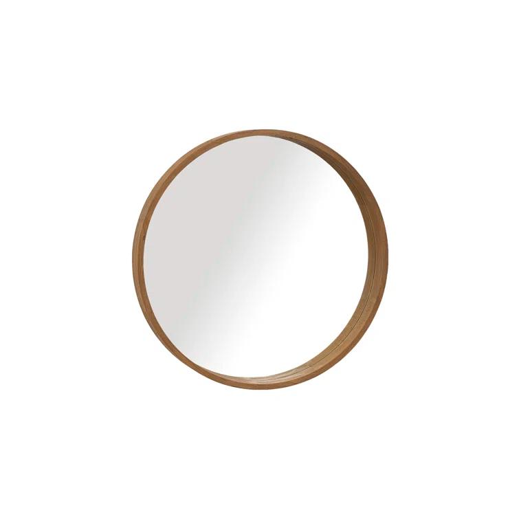 Capri Solid And Engineered Wood Flat Wall Mirror