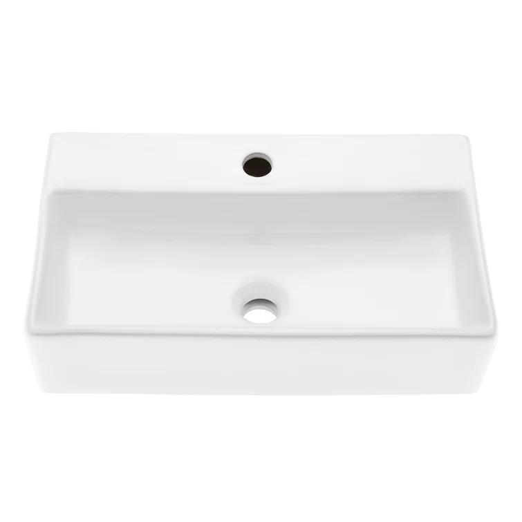 Claire 20 Rectangle Ceramic Vessel Sink