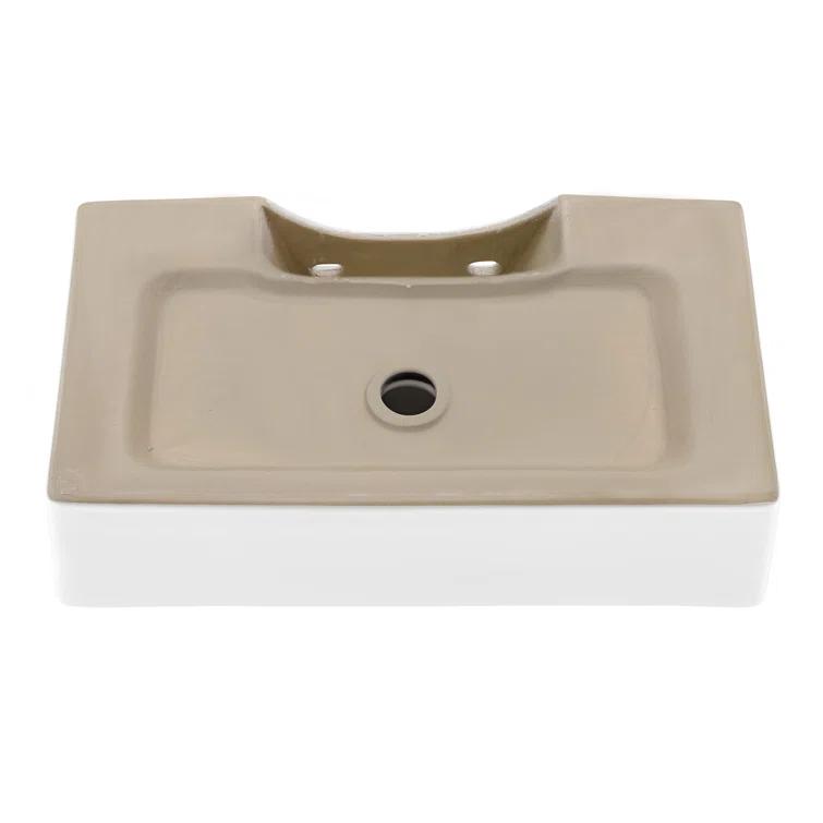 Claire 20 Rectangle Ceramic Vessel Sink