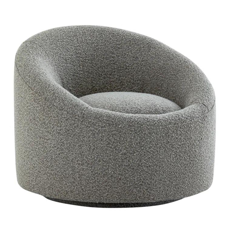 Sienna Upholstered Swivel Barrel Chair