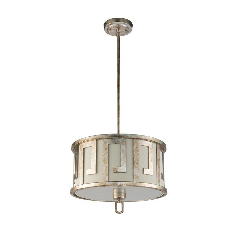 Lucas + McKearn 2 - Light Single Drum Pendant | Perigold