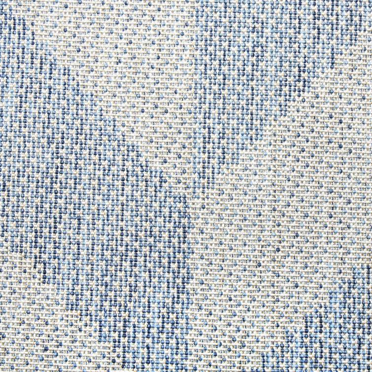 Nicole Miller New York Patio Country Calla Herringbone Indoor/Outdoor Area Rug, Blue/Grey