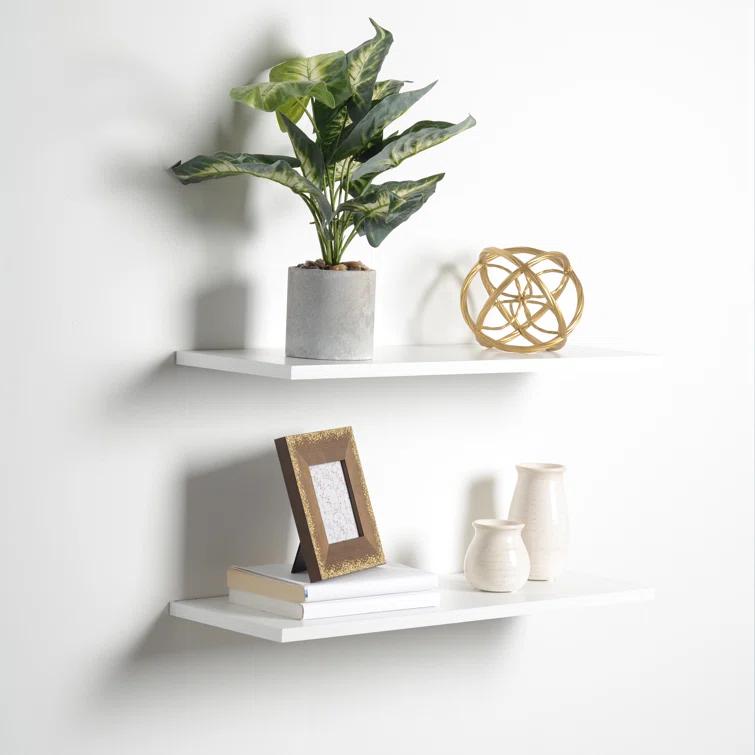 Delta Design 2 Piece Wall Shelf Set (Set of 2)