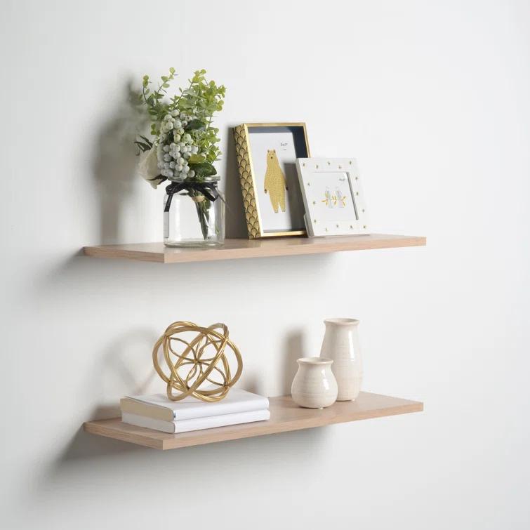 Delta Design 2 Piece Wall Shelf Set (Set of 2)