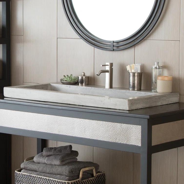 Handmade Rectangular Bathroom Sink