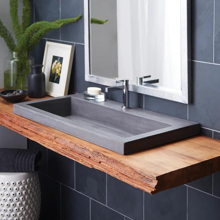 Handmade Rectangular Bathroom Sink