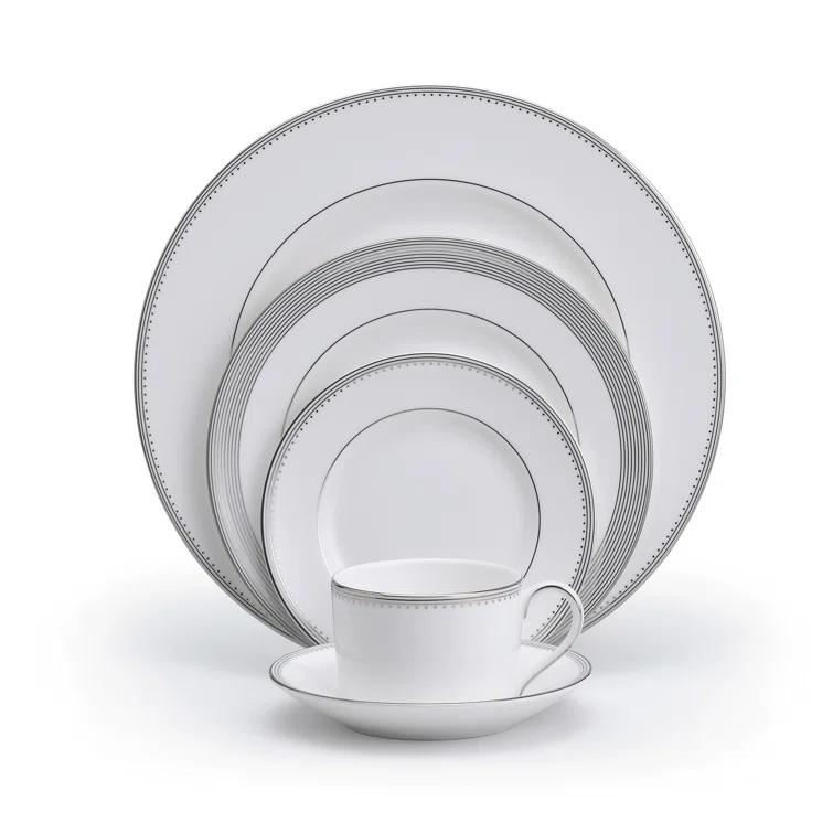 Vera Wang Vera Wang Grosgrain 5 Piece Bone China Place Setting Set, Service for 1