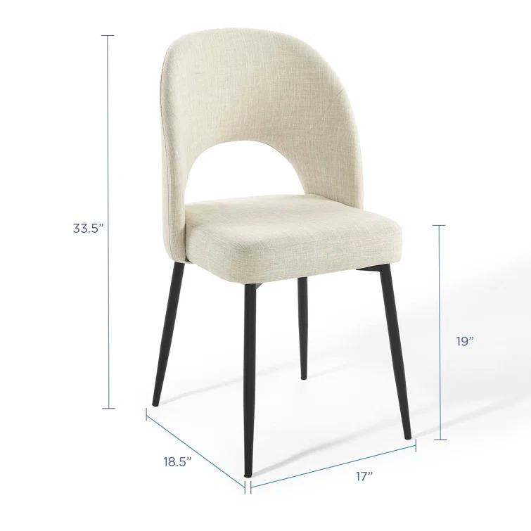 Modway Rouse Upholstered Fabric Dining Side Chair