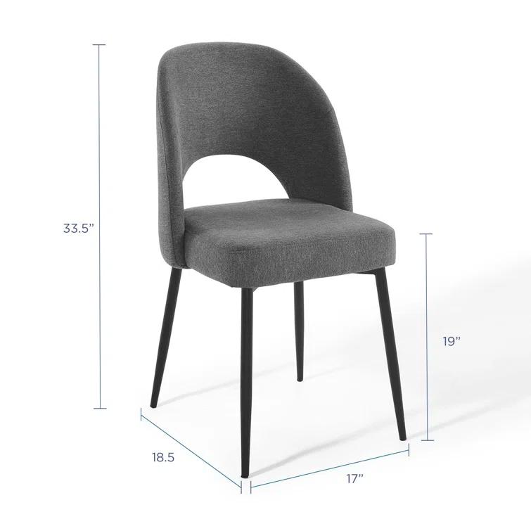 Modway Rouse Upholstered Fabric Dining Side Chair