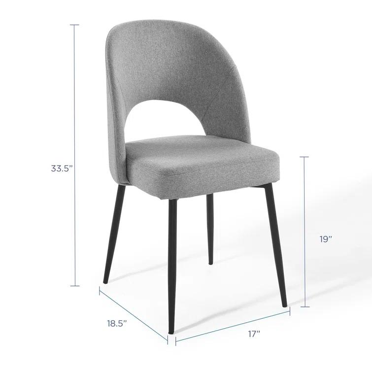 Modway Rouse Upholstered Fabric Dining Side Chair
