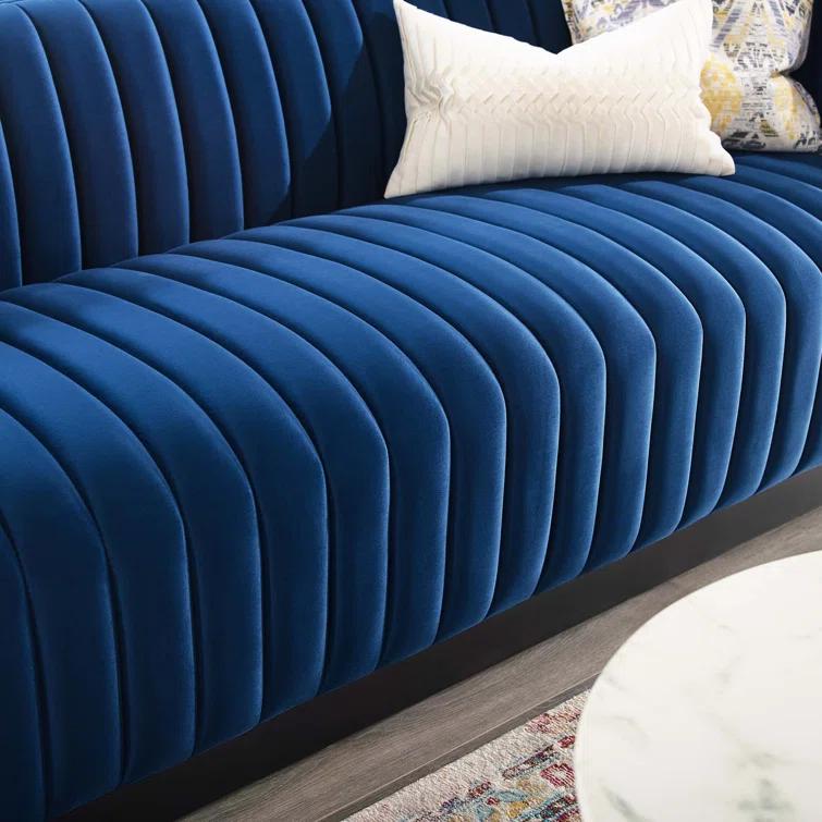 Modway Conjure Channel Tufted Velvet Sofa