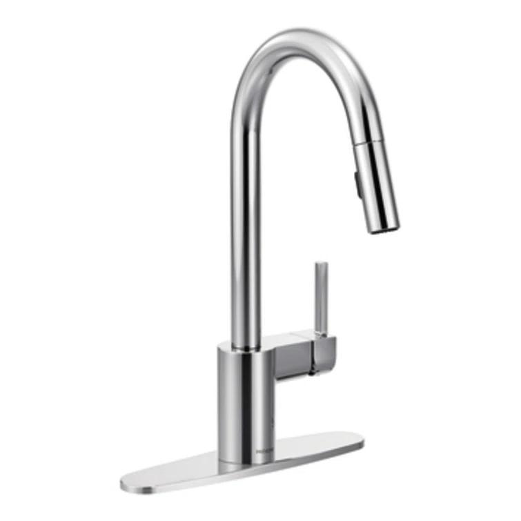 Moen Align One Handle Modern Kitchen Pulldown Faucet with Reflex and Power Clean Technology