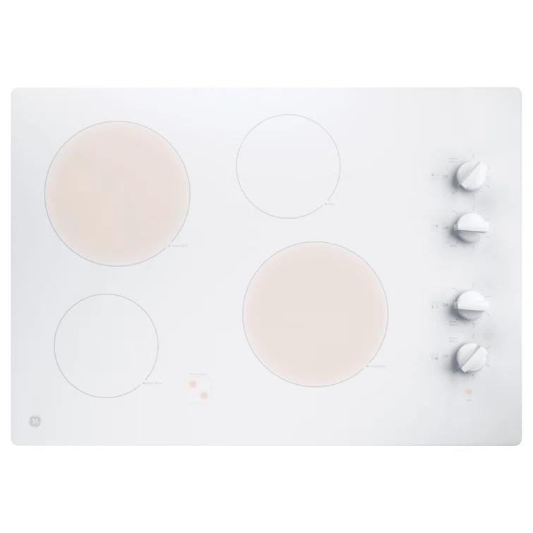 GE 30" Built-In Knob Control Electric Cooktop