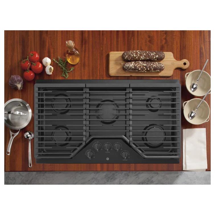GE Appliances GE Appliances 36" Gas 5 Burner Cooktop with Dual Size Power Burner