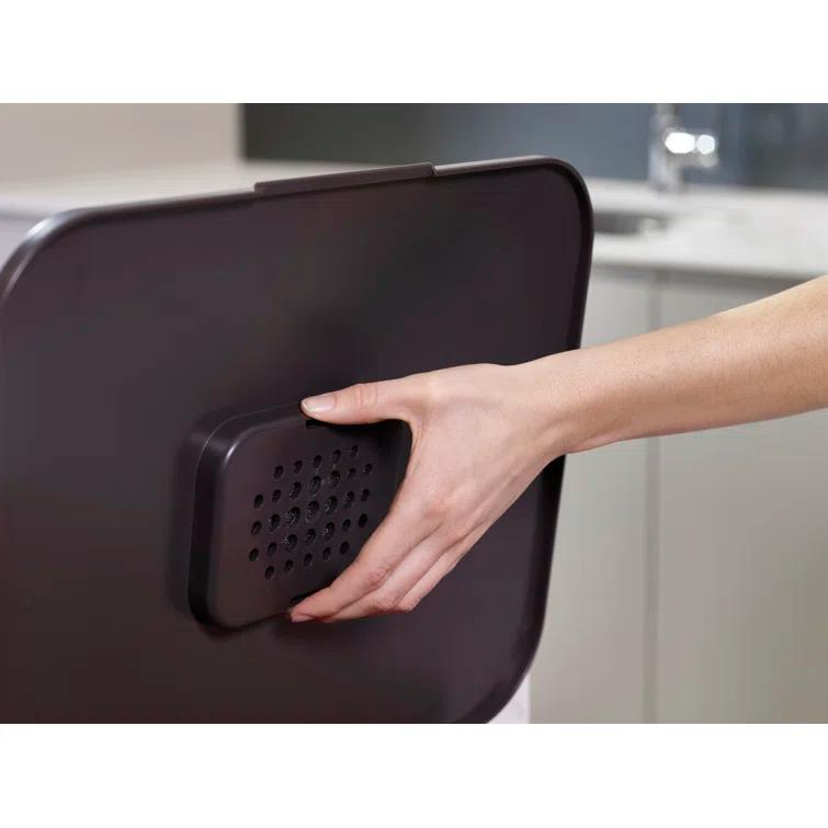 Joseph Joseph Totem Waste & Recycling Dual Kitchen Trash Can