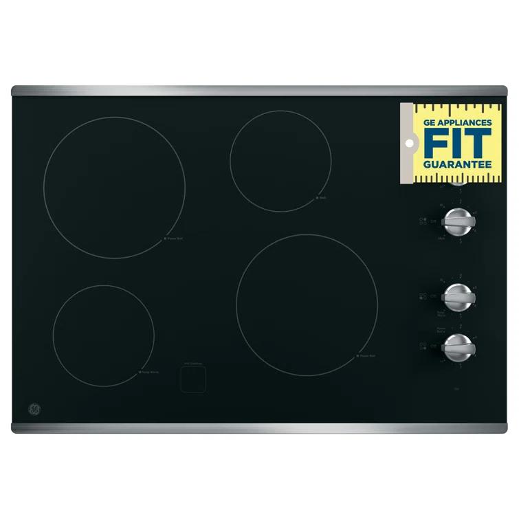 GE 30" Built-In Knob Control Electric Cooktop
