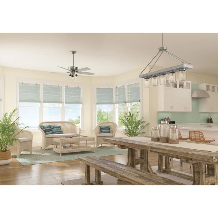 Devon Park 5 - Light Kitchen Island Linear Pendant
