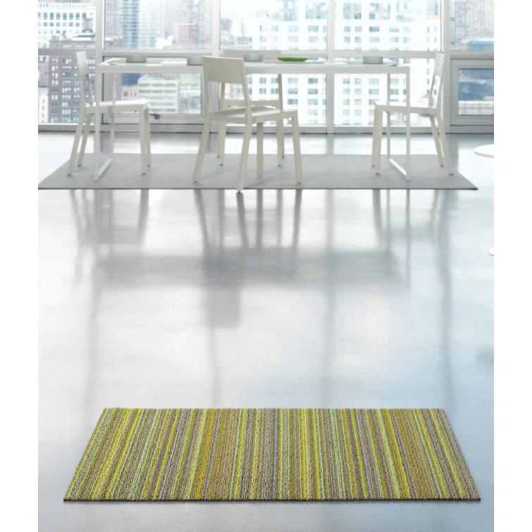 Chilewich Easy Care Skinny Stripe Shag Doormat
