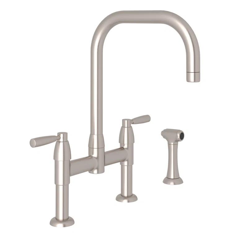 Holborn Bridge Kitchen Faucet With U-Spout and Side Spray