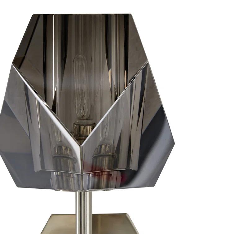 Gemma Dimmable Wallchiere Sconce in Black and Pale Brass