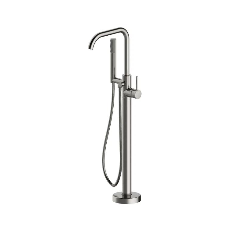 Contento™ Single Handle Floor Mounted Freestanding Tub Filler