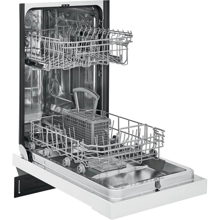 Frigidaire Frigidaire Series 18" 52 dBA Built-in Full Console Dishwasher with Cycle Status Indicators FFBD1831UW