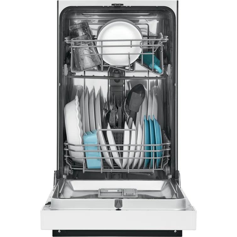 Frigidaire Frigidaire Series 18" 52 dBA Built-in Full Console Dishwasher with Cycle Status Indicators FFBD1831UW