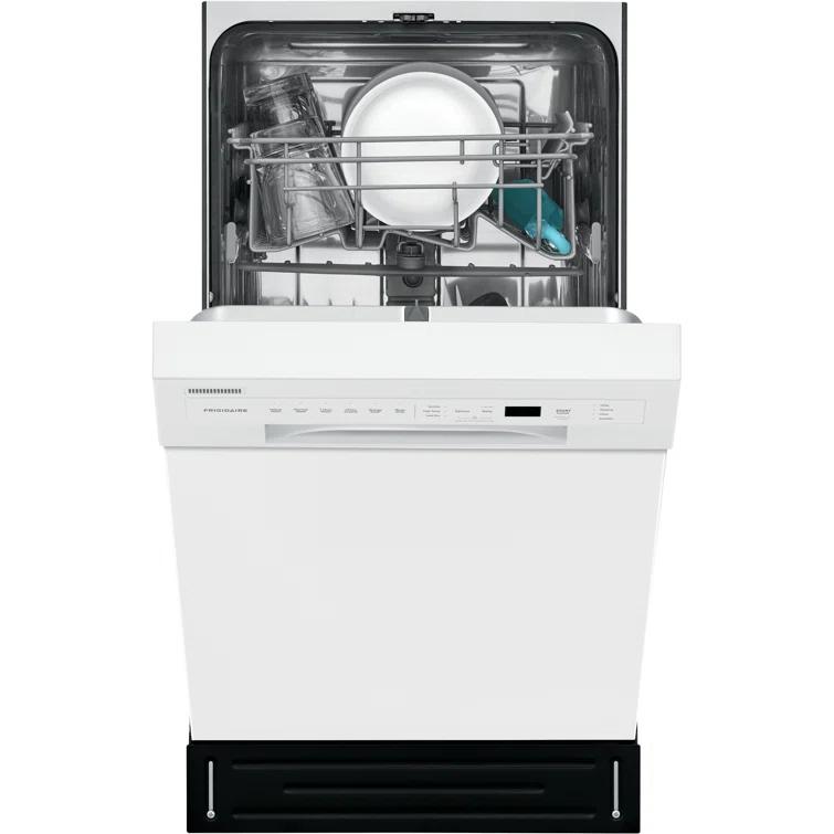 Frigidaire Frigidaire Series 18" 52 dBA Built-in Full Console Dishwasher with Cycle Status Indicators FFBD1831UW