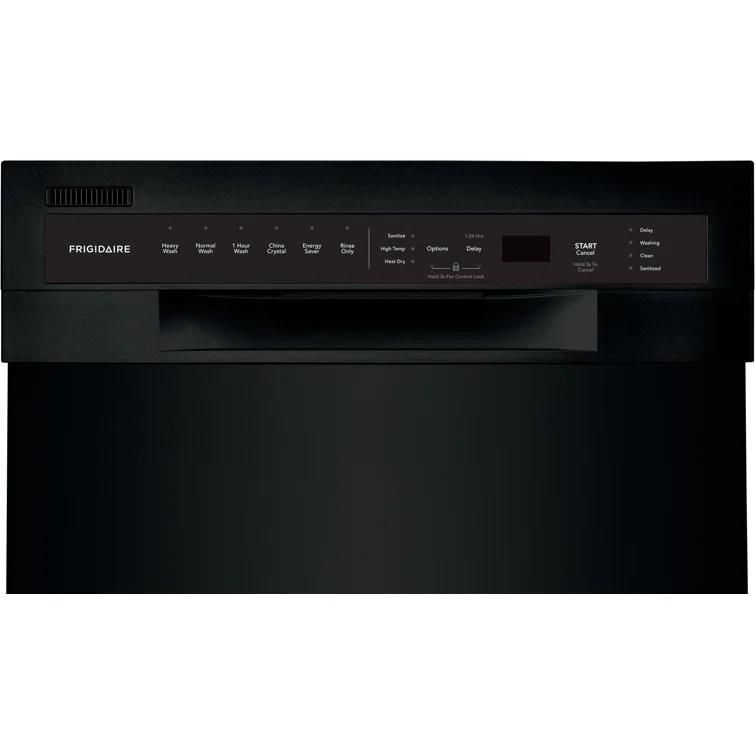 Frigidaire Series 18" 52 dBA Built-in Full Console Dishwasher with Cycle Status Indicators